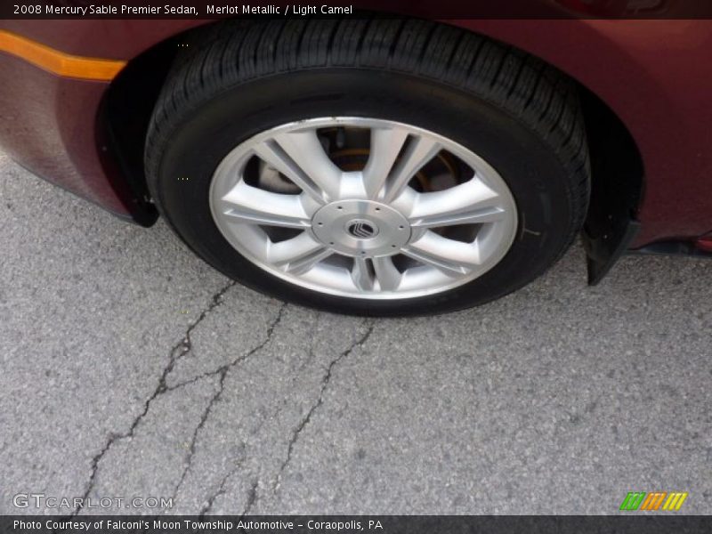Merlot Metallic / Light Camel 2008 Mercury Sable Premier Sedan