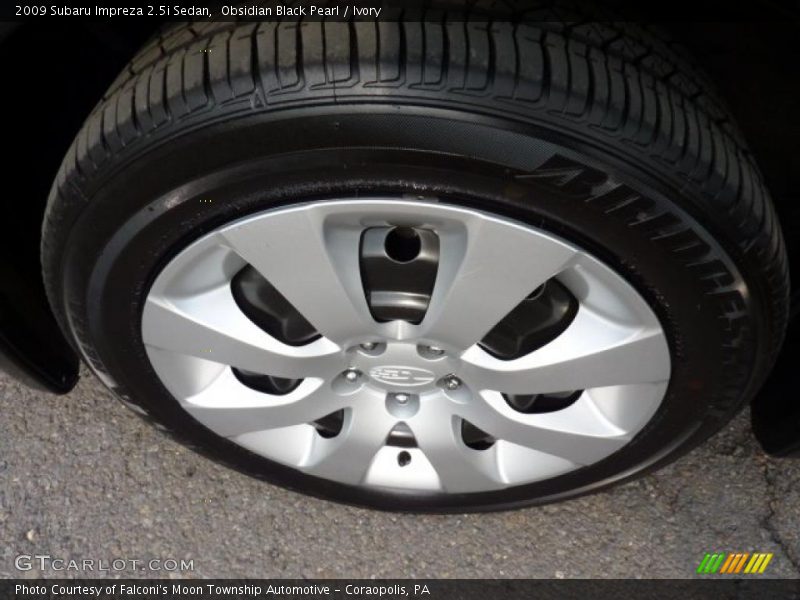 Obsidian Black Pearl / Ivory 2009 Subaru Impreza 2.5i Sedan