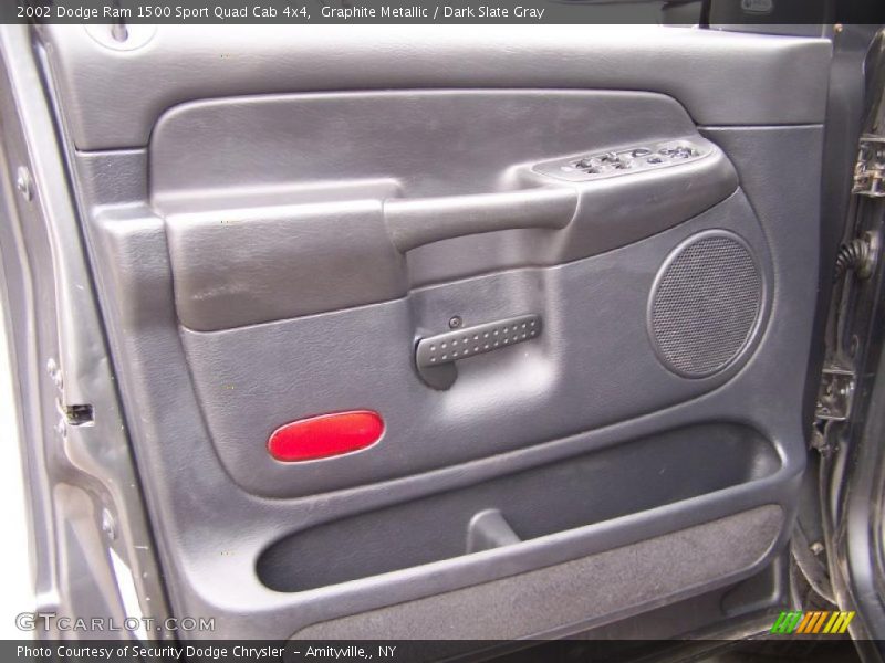 Graphite Metallic / Dark Slate Gray 2002 Dodge Ram 1500 Sport Quad Cab 4x4