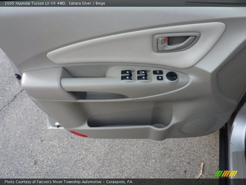 Sahara Silver / Beige 2005 Hyundai Tucson LX V6 4WD