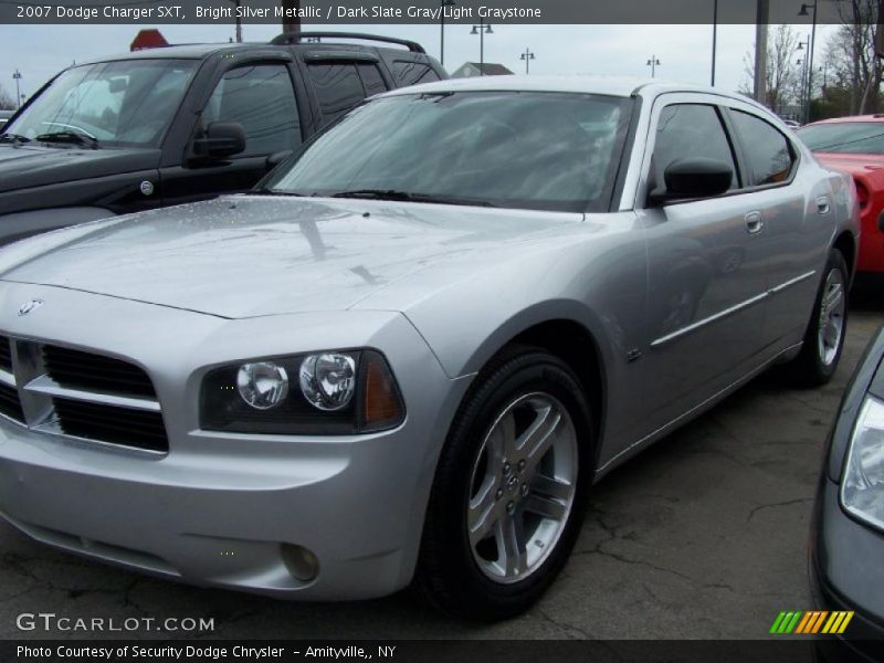 Bright Silver Metallic / Dark Slate Gray/Light Graystone 2007 Dodge Charger SXT