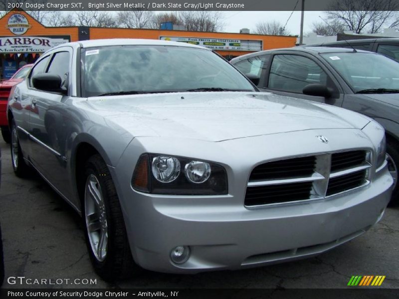 Bright Silver Metallic / Dark Slate Gray/Light Graystone 2007 Dodge Charger SXT