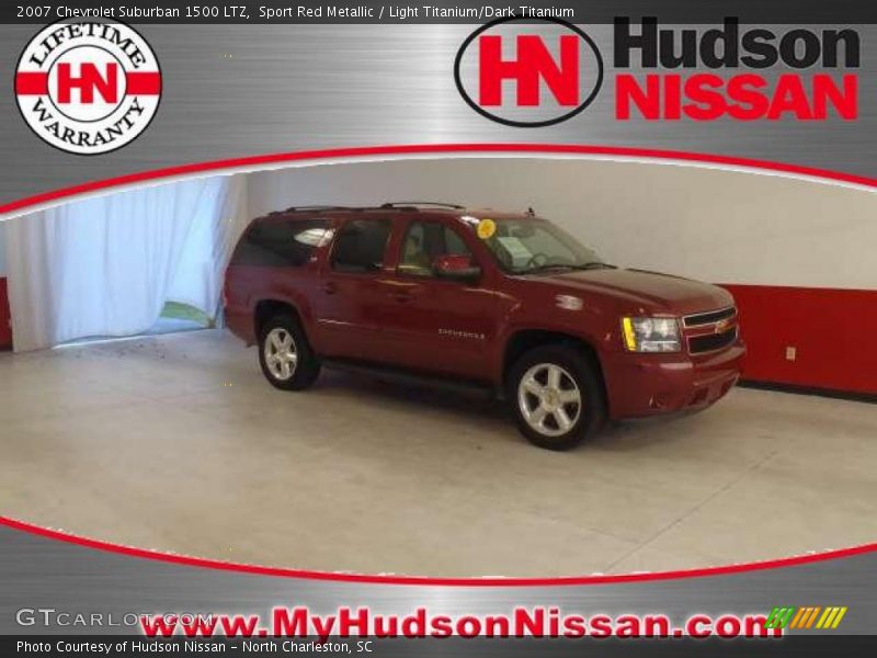 Sport Red Metallic / Light Titanium/Dark Titanium 2007 Chevrolet Suburban 1500 LTZ