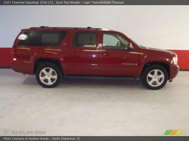 Sport Red Metallic / Light Titanium/Dark Titanium 2007 Chevrolet Suburban 1500 LTZ