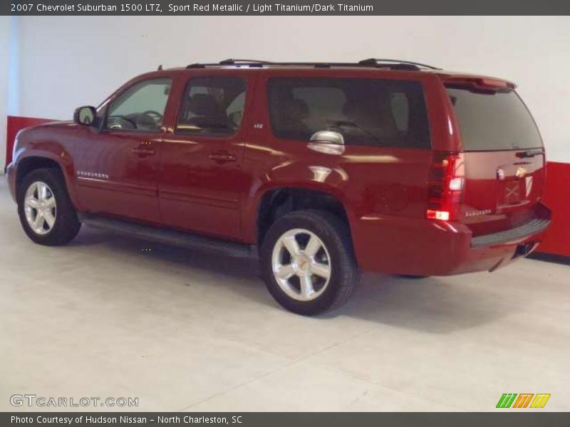 Sport Red Metallic / Light Titanium/Dark Titanium 2007 Chevrolet Suburban 1500 LTZ