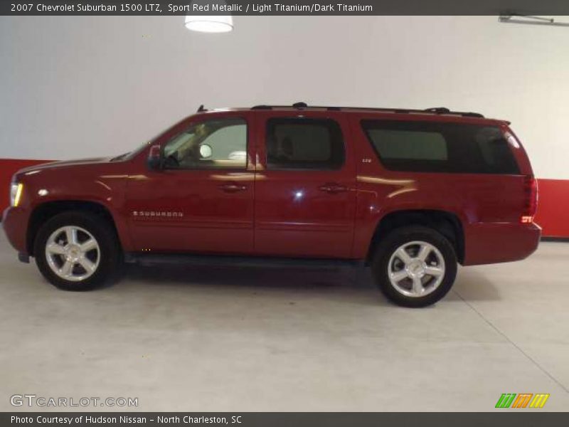 Sport Red Metallic / Light Titanium/Dark Titanium 2007 Chevrolet Suburban 1500 LTZ