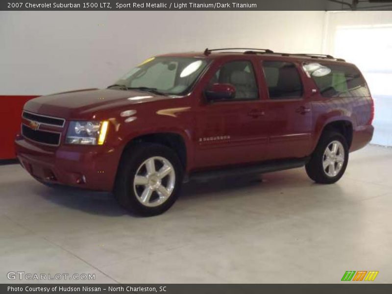 Sport Red Metallic / Light Titanium/Dark Titanium 2007 Chevrolet Suburban 1500 LTZ