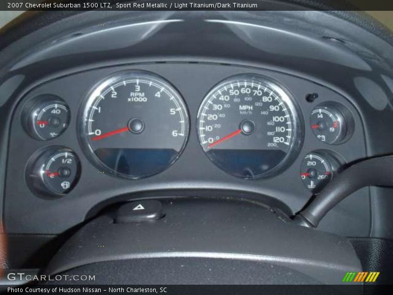 Sport Red Metallic / Light Titanium/Dark Titanium 2007 Chevrolet Suburban 1500 LTZ