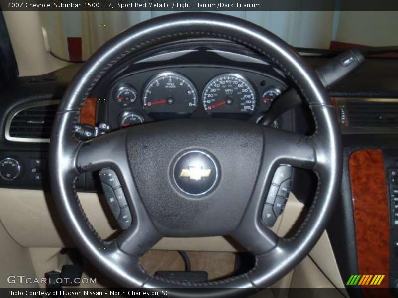 Sport Red Metallic / Light Titanium/Dark Titanium 2007 Chevrolet Suburban 1500 LTZ