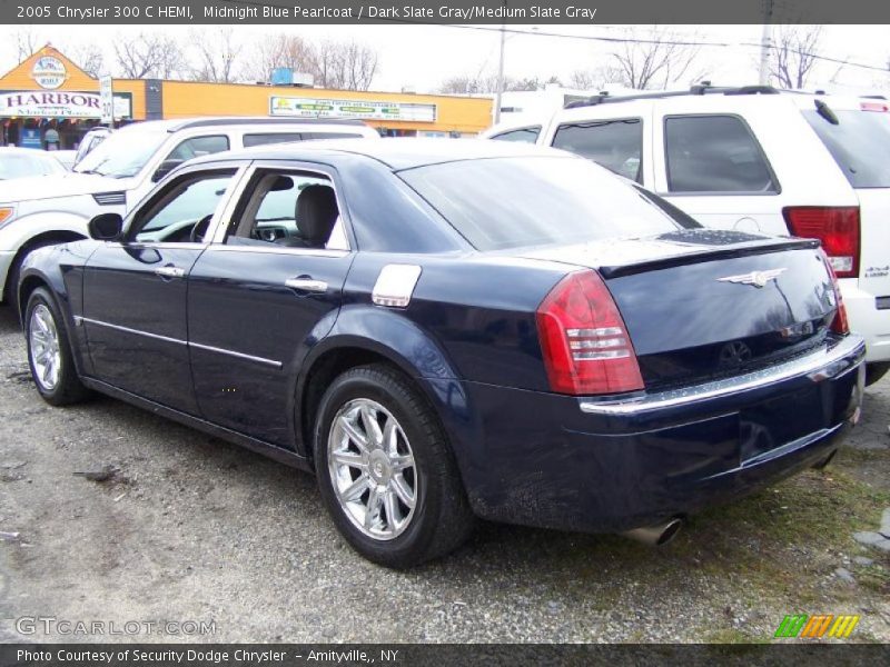 Midnight Blue Pearlcoat / Dark Slate Gray/Medium Slate Gray 2005 Chrysler 300 C HEMI
