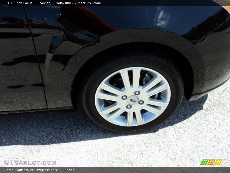 Ebony Black / Medium Stone 2010 Ford Focus SEL Sedan