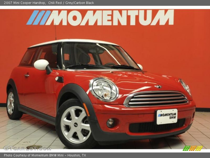 Chili Red / Grey/Carbon Black 2007 Mini Cooper Hardtop
