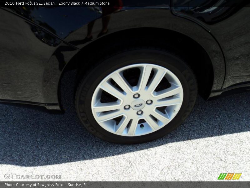 Ebony Black / Medium Stone 2010 Ford Focus SEL Sedan