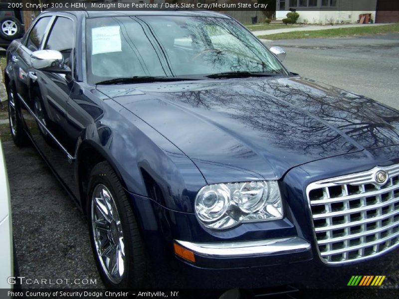 Midnight Blue Pearlcoat / Dark Slate Gray/Medium Slate Gray 2005 Chrysler 300 C HEMI