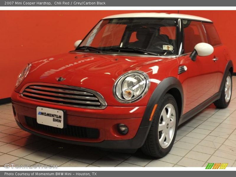 Chili Red / Grey/Carbon Black 2007 Mini Cooper Hardtop