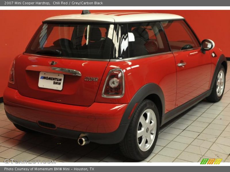 Chili Red / Grey/Carbon Black 2007 Mini Cooper Hardtop