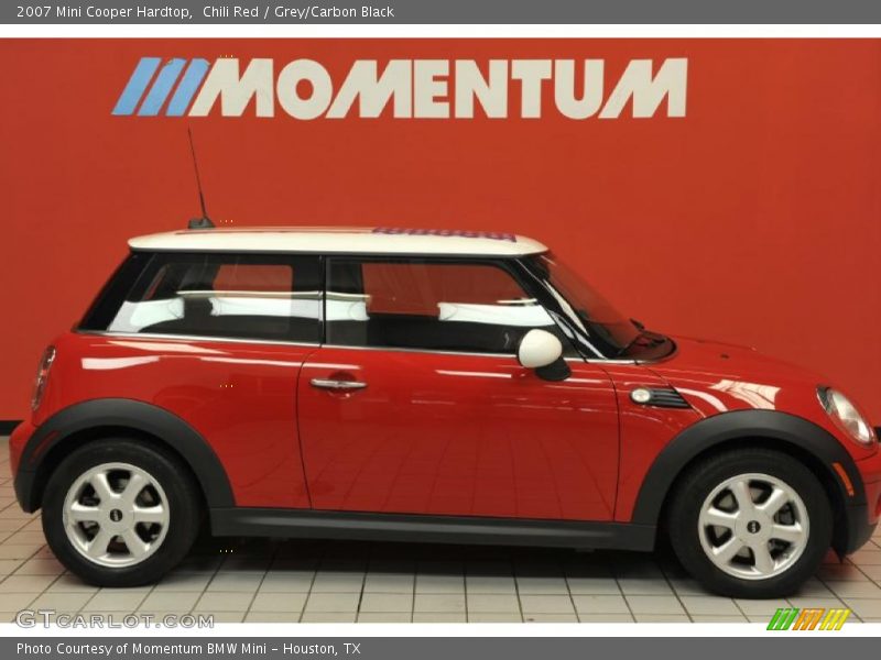Chili Red / Grey/Carbon Black 2007 Mini Cooper Hardtop