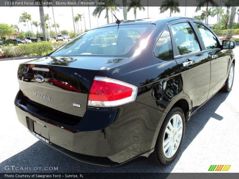 Ebony Black / Medium Stone 2010 Ford Focus SEL Sedan