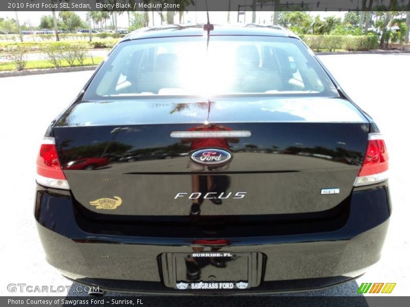 Ebony Black / Medium Stone 2010 Ford Focus SEL Sedan