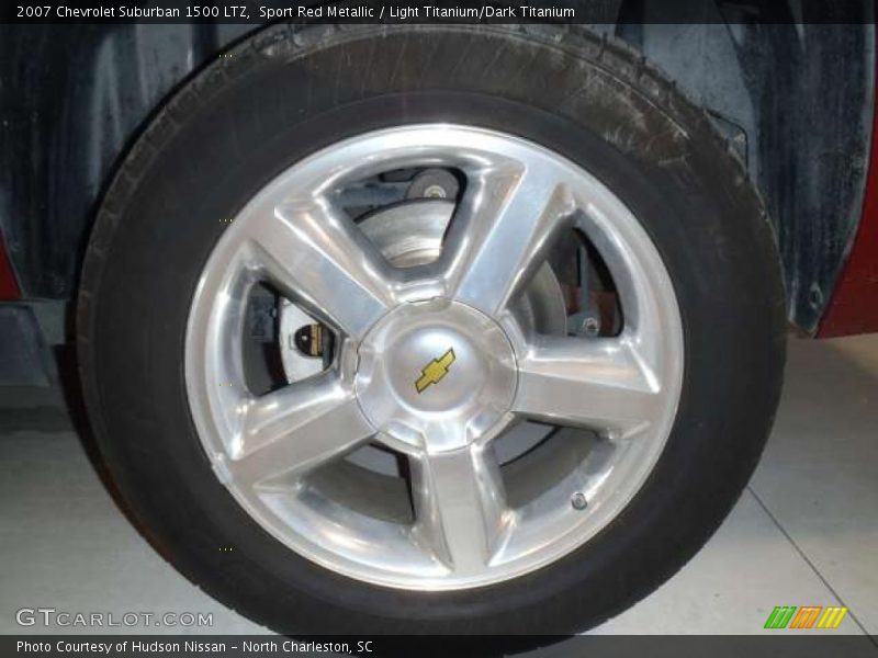 Sport Red Metallic / Light Titanium/Dark Titanium 2007 Chevrolet Suburban 1500 LTZ