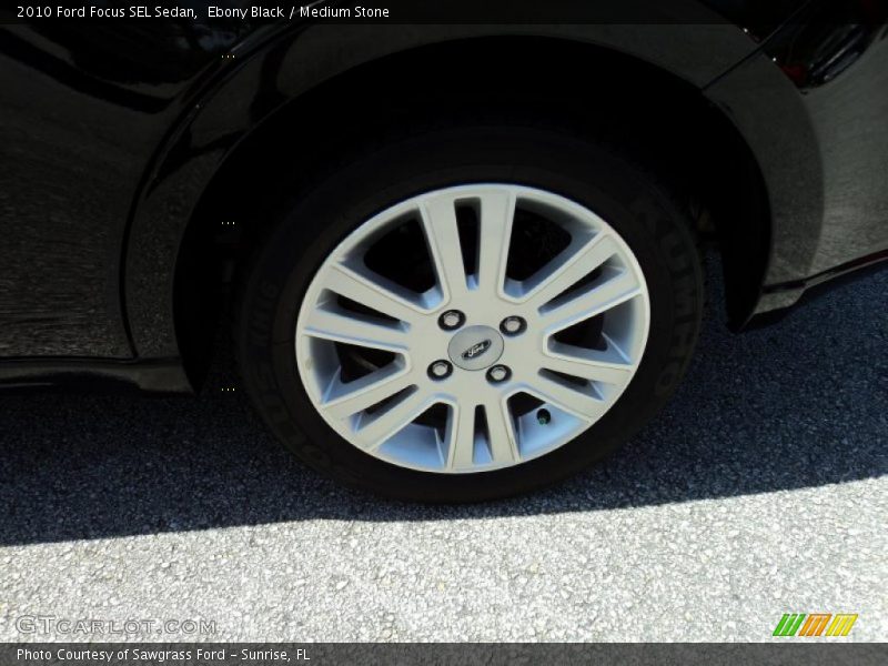 Ebony Black / Medium Stone 2010 Ford Focus SEL Sedan