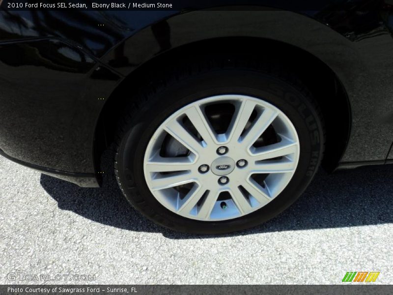 Ebony Black / Medium Stone 2010 Ford Focus SEL Sedan