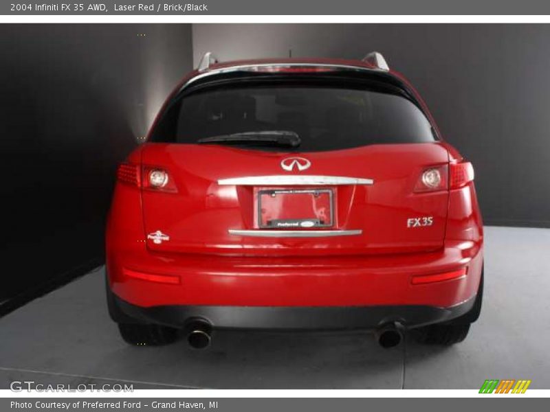 Laser Red / Brick/Black 2004 Infiniti FX 35 AWD