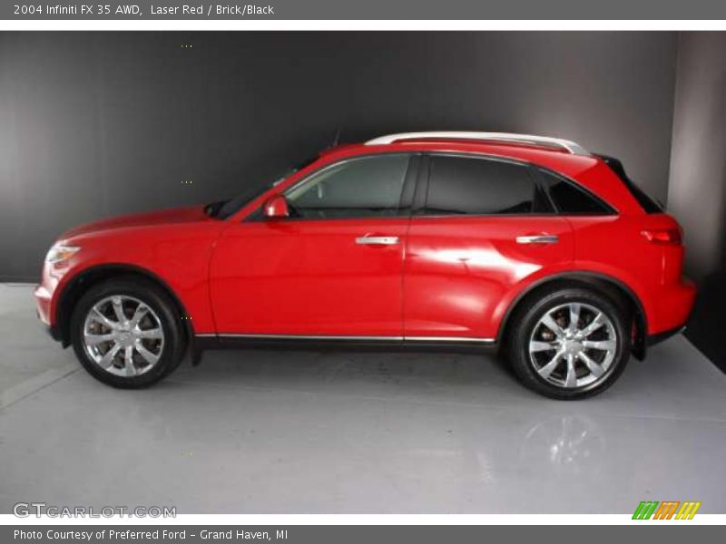 Laser Red / Brick/Black 2004 Infiniti FX 35 AWD