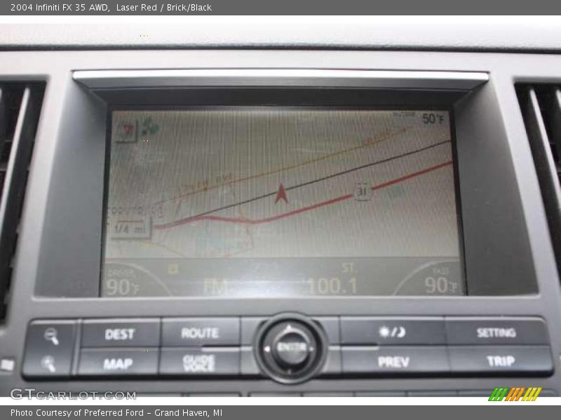 Laser Red / Brick/Black 2004 Infiniti FX 35 AWD