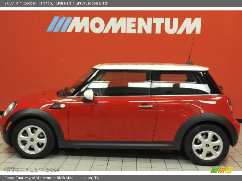 Chili Red / Grey/Carbon Black 2007 Mini Cooper Hardtop
