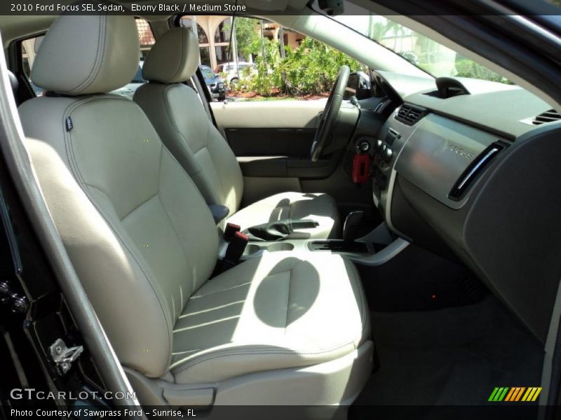 Ebony Black / Medium Stone 2010 Ford Focus SEL Sedan