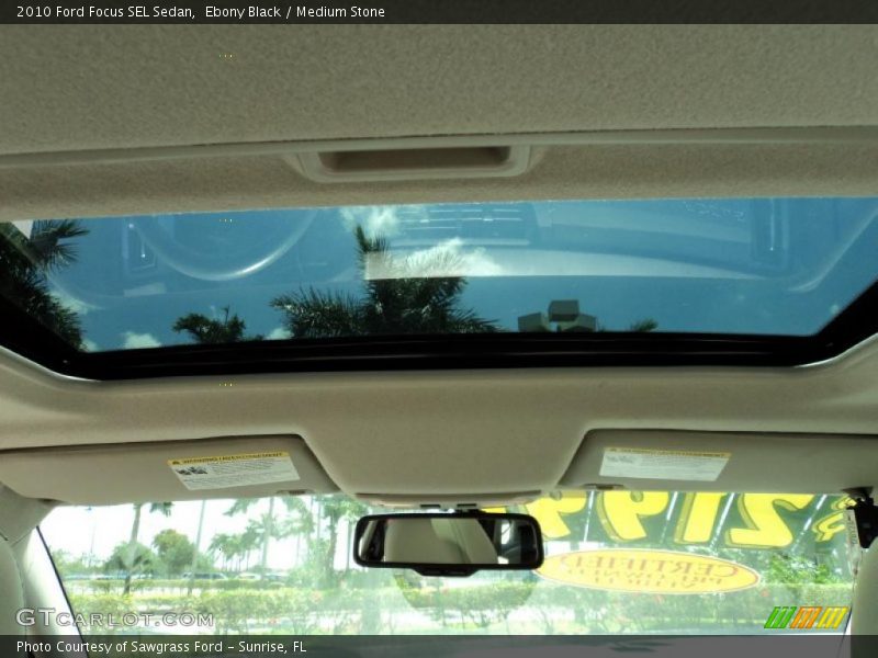 Ebony Black / Medium Stone 2010 Ford Focus SEL Sedan