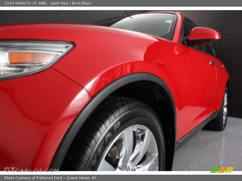 Laser Red / Brick/Black 2004 Infiniti FX 35 AWD