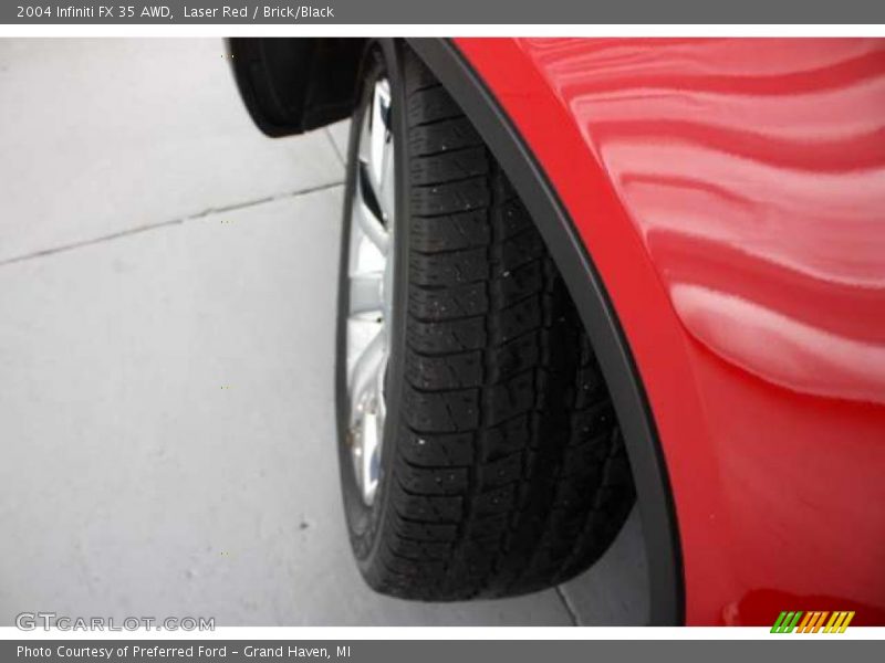 Laser Red / Brick/Black 2004 Infiniti FX 35 AWD