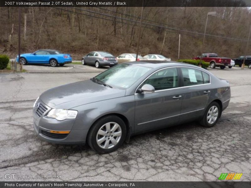 United Grey Metallic / Black 2007 Volkswagen Passat 2.0T Sedan