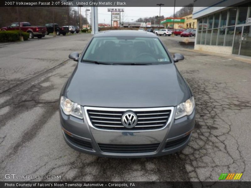 United Grey Metallic / Black 2007 Volkswagen Passat 2.0T Sedan