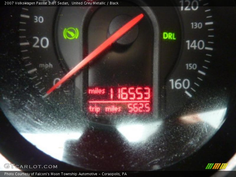 United Grey Metallic / Black 2007 Volkswagen Passat 2.0T Sedan