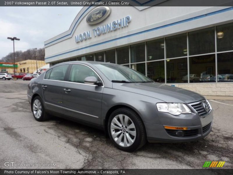 United Grey Metallic / Classic Grey 2007 Volkswagen Passat 2.0T Sedan