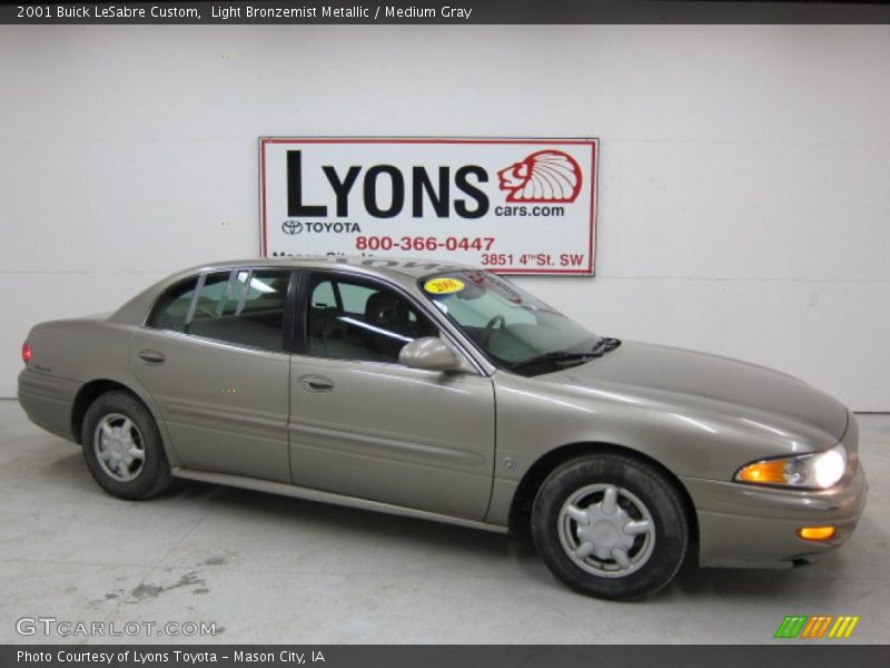 Light Bronzemist Metallic / Medium Gray 2001 Buick LeSabre Custom