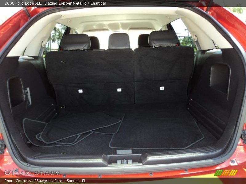 Blazing Copper Metallic / Charcoal 2008 Ford Edge SEL