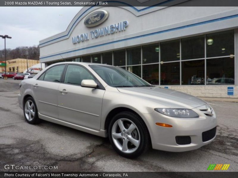 Smokestone / Black 2008 Mazda MAZDA6 i Touring Sedan
