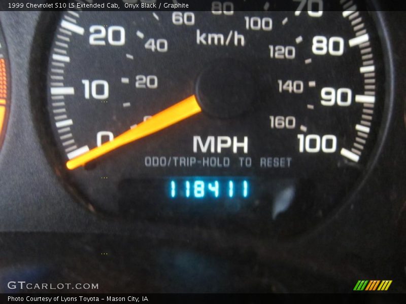 Onyx Black / Graphite 1999 Chevrolet S10 LS Extended Cab