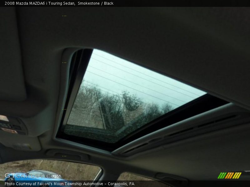 Smokestone / Black 2008 Mazda MAZDA6 i Touring Sedan