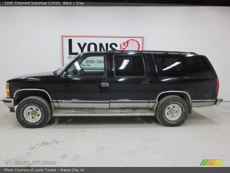 Black / Gray 1995 Chevrolet Suburban C1500