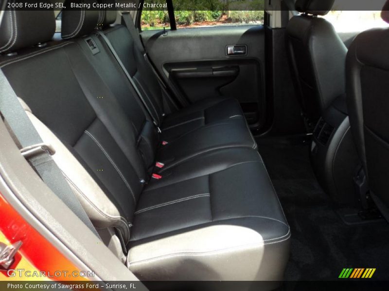 Blazing Copper Metallic / Charcoal 2008 Ford Edge SEL