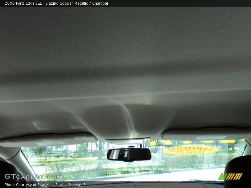 Blazing Copper Metallic / Charcoal 2008 Ford Edge SEL