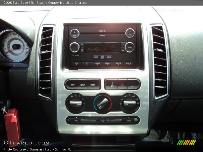 Blazing Copper Metallic / Charcoal 2008 Ford Edge SEL