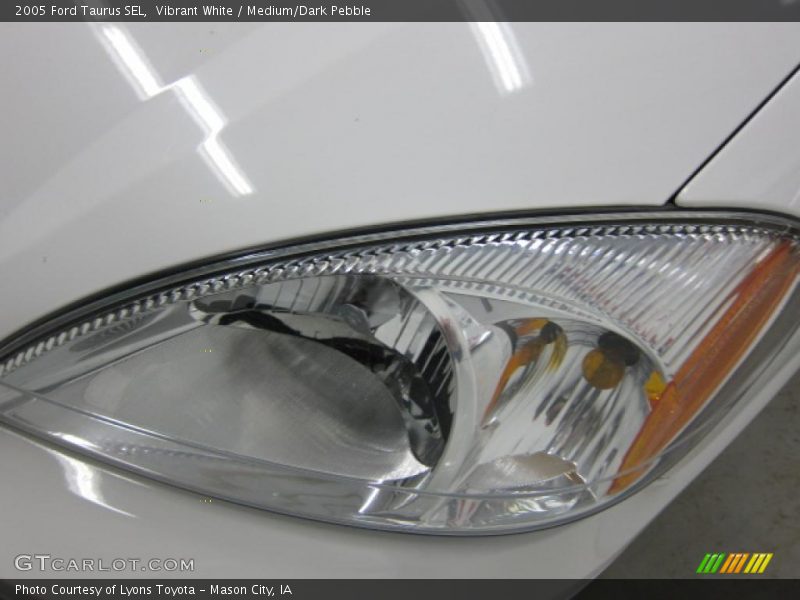 Vibrant White / Medium/Dark Pebble 2005 Ford Taurus SEL