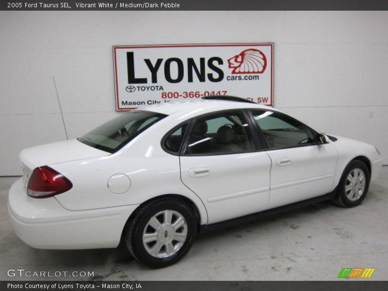 Vibrant White / Medium/Dark Pebble 2005 Ford Taurus SEL