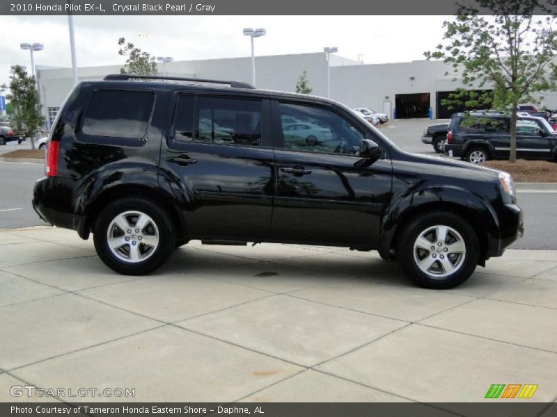 Crystal Black Pearl / Gray 2010 Honda Pilot EX-L